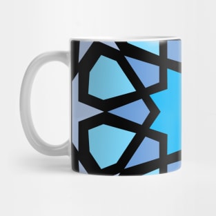 Geometric interlaced pattern Mug